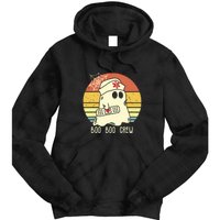 Boo Boo Crew Nurse Shirts Halloween Tie Dye Hoodie