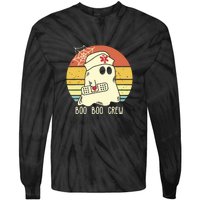 Boo Boo Crew Nurse Shirts Halloween Tie-Dye Long Sleeve Shirt