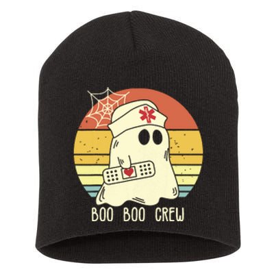 Boo Boo Crew Nurse Shirts Halloween Short Acrylic Beanie