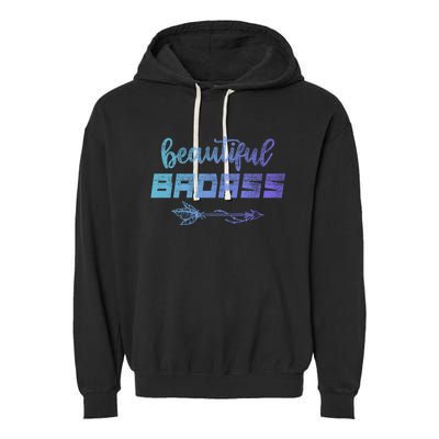 Beautiful Badass | Country Girl Gift | Empowered Wo Garment-Dyed Fleece Hoodie