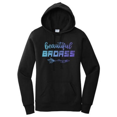 Beautiful Badass | Country Girl Gift | Empowered Wo Women's Pullover Hoodie