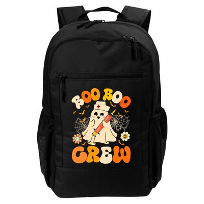Boo Boo Crew Funny Ghost Nurse Retro Halloween Nursing Rn Daily Commute Backpack