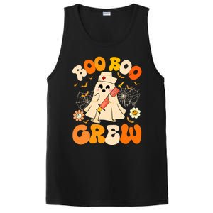 Boo Boo Crew Funny Ghost Nurse Retro Halloween Nursing Rn PosiCharge Competitor Tank