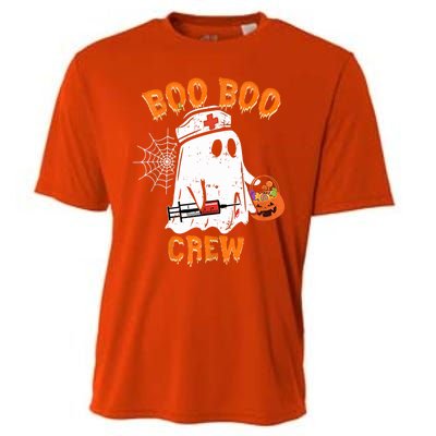 Boo Boo Crew Cute Nurse Halloween Costume Ghost Gift Cooling Performance Crew T-Shirt