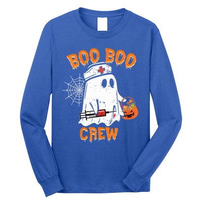 Boo Boo Crew Cute Nurse Halloween Costume Ghost Gift Long Sleeve Shirt