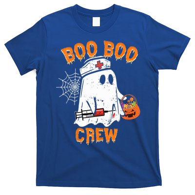 Boo Boo Crew Cute Nurse Halloween Costume Ghost Gift T-Shirt