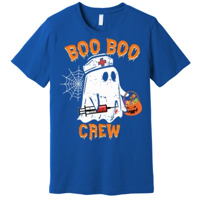 Boo Boo Crew Cute Nurse Halloween Costume Ghost Gift Premium T-Shirt