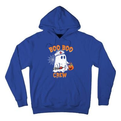 Boo Boo Crew Cute Nurse Halloween Costume Ghost Gift Tall Hoodie