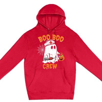 Boo Boo Crew Cute Nurse Halloween Costume Ghost Gift Premium Pullover Hoodie