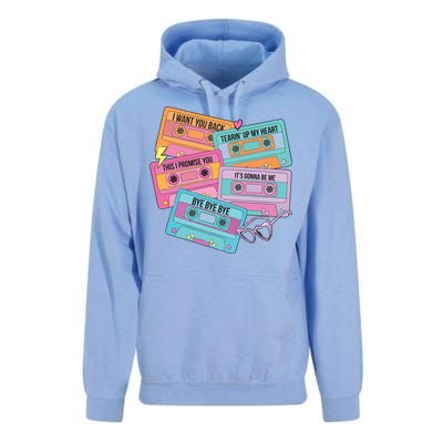 Boy Band Cassette Tape 90s Music Unisex Surf Hoodie