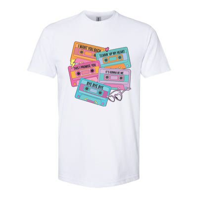 Boy Band Cassette Tape 90s Music Softstyle CVC T-Shirt