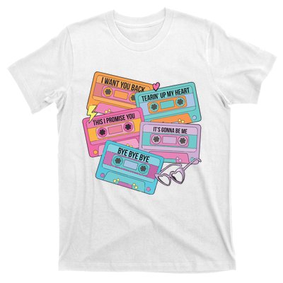 Boy Band Cassette Tape 90s Music T-Shirt