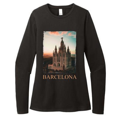 Barcelona Barcelona City Barcelona Gift Womens CVC Long Sleeve Shirt