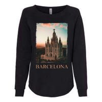 Barcelona Barcelona City Barcelona Gift Womens California Wash Sweatshirt