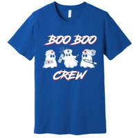 Boo Boo Crew Funny Nurse Halloween Ghost Costume Funny Gift Premium T-Shirt