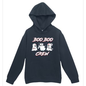 Boo Boo Crew Funny Nurse Halloween Ghost Costume Funny Gift Urban Pullover Hoodie