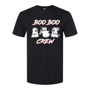 Boo Boo Crew Funny Nurse Halloween Ghost Costume Funny Gift Softstyle CVC T-Shirt