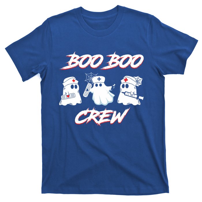 Boo Boo Crew Funny Nurse Halloween Ghost Costume Gift T-Shirt