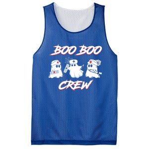 Boo Boo Crew Funny Nurse Halloween Ghost Costume Gift Mesh Reversible Basketball Jersey Tank