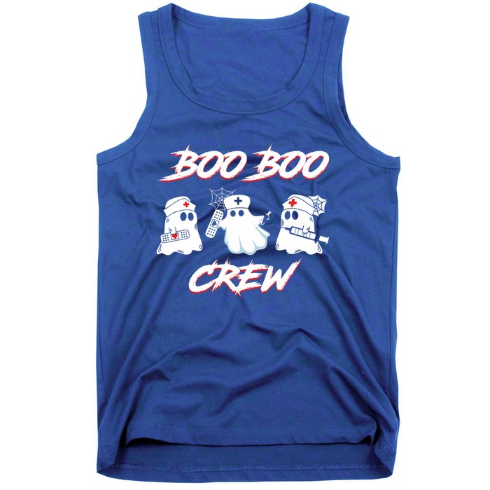 Boo Boo Crew Funny Nurse Halloween Ghost Costume Gift Tank Top