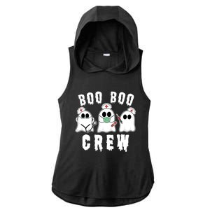 Boo Boo Crew Funny Nurse Halloween Ghost Costume Meaningful Gift Ladies PosiCharge Tri-Blend Wicking Draft Hoodie Tank