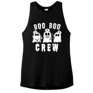 Boo Boo Crew Funny Nurse Halloween Ghost Costume Meaningful Gift Ladies PosiCharge Tri-Blend Wicking Tank