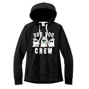 Boo Boo Crew Funny Nurse Halloween Ghost Costume Meaningful Gift Women's Fleece Hoodie