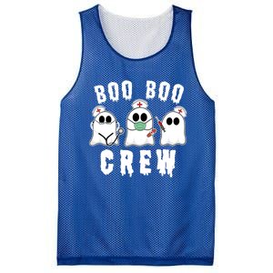 Boo Boo Crew Funny Nurse Halloween Ghost Costume Meaningful Gift Mesh Reversible Basketball Jersey Tank