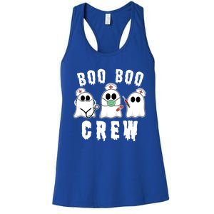 Boo Boo Crew Funny Nurse Halloween Ghost Costume Meaningful Gift Women's Racerback Tank