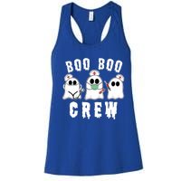 Boo Boo Crew Funny Nurse Halloween Ghost Costume Meaningful Gift Women's Racerback Tank