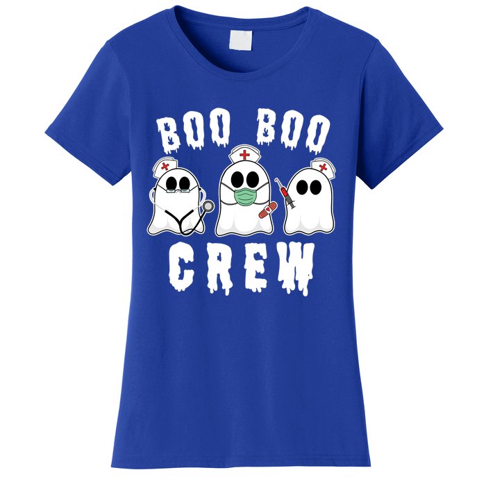 Boo Boo Crew Funny Nurse Halloween Ghost Costume Meaningful Gift Women's T-Shirt