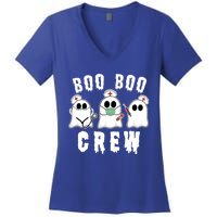 Boo Boo Crew Funny Nurse Halloween Ghost Costume Meaningful Gift Women's V-Neck T-Shirt