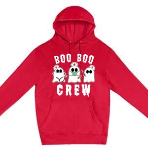 Boo Boo Crew Funny Nurse Halloween Ghost Costume Meaningful Gift Premium Pullover Hoodie