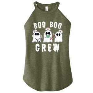 Boo Boo Crew Funny Nurse Halloween Ghost Costume Meaningful Gift Women's Perfect Tri Rocker Tank