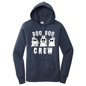 Boo Boo Crew Funny Nurse Halloween Ghost Costume Meaningful Gift Women's Pullover Hoodie