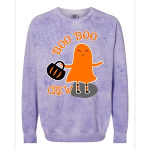 Boo Boo Crew Halloween Colorblast Crewneck Sweatshirt