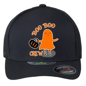 Boo Boo Crew Halloween Flexfit Unipanel Trucker Cap