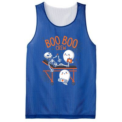 Boo Boo Crew Ghost Doctor Paramedic Emt Nurse Halloween Gift Mesh Reversible Basketball Jersey Tank