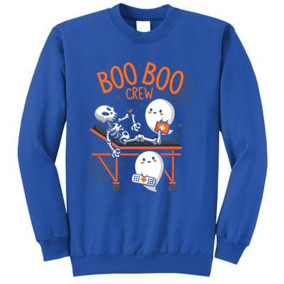 Boo Boo Crew Ghost Doctor Paramedic Emt Nurse Halloween Gift Tall Sweatshirt