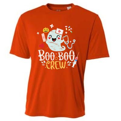 Boo Boo Crew Doctor Halloween Costume Nurse Ghost Cute Gift Cooling Performance Crew T-Shirt