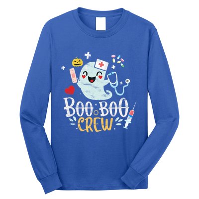 Boo Boo Crew Doctor Halloween Costume Nurse Ghost Cute Gift Long Sleeve Shirt