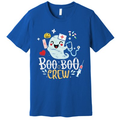 Boo Boo Crew Doctor Halloween Costume Nurse Ghost Cute Gift Premium T-Shirt