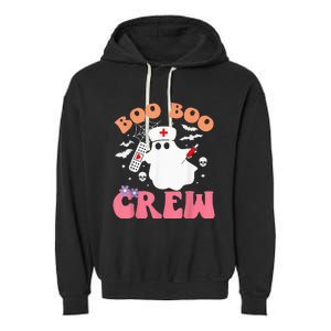 boo boo crew quote nurse cool halloween nurse costume Garment-Dyed Fleece Hoodie