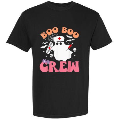 boo boo crew quote nurse cool halloween nurse costume Garment-Dyed Heavyweight T-Shirt