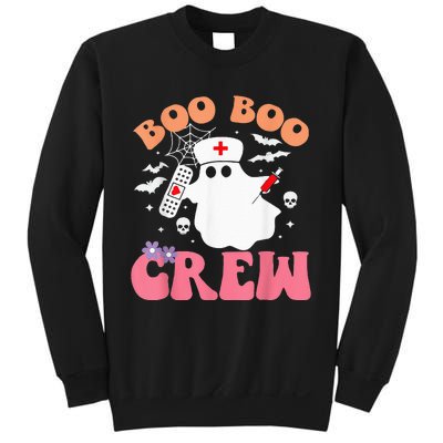 boo boo crew quote nurse cool halloween nurse costume Sweatshirt