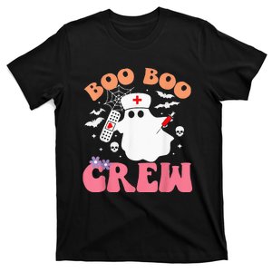 boo boo crew quote nurse cool halloween nurse costume T-Shirt