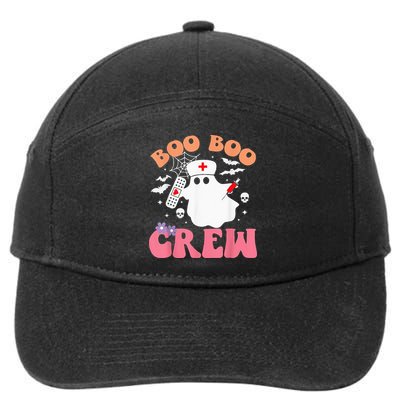 boo boo crew quote nurse cool halloween nurse costume 7-Panel Snapback Hat