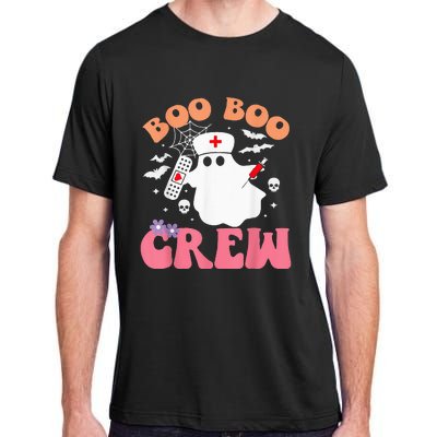 boo boo crew quote nurse cool halloween nurse costume Adult ChromaSoft Performance T-Shirt