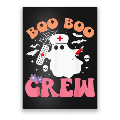 boo boo crew quote nurse cool halloween nurse costume Poster