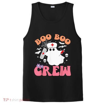 boo boo crew quote nurse cool halloween nurse costume PosiCharge Competitor Tank